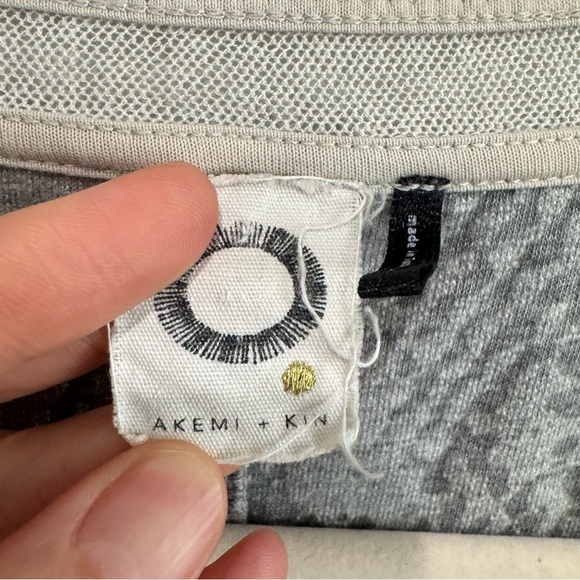 Anthropologie Akemi+ Kin Womens Large Textured Snakeprint Tank Top Boho Casual - Picture 3 of 9